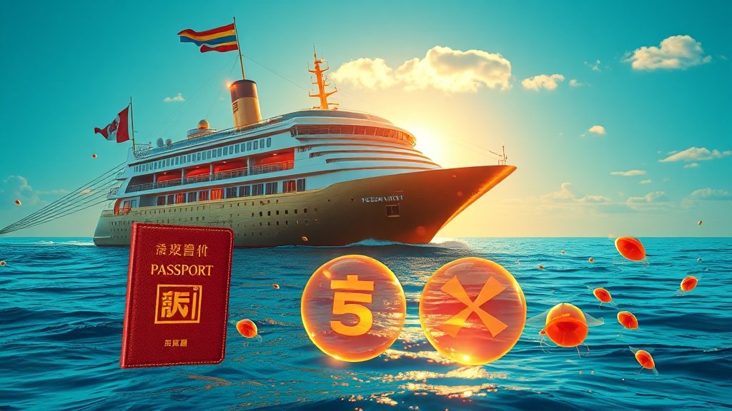 대마도 배편 예약 및 요금 정보 (realistic 스타일)