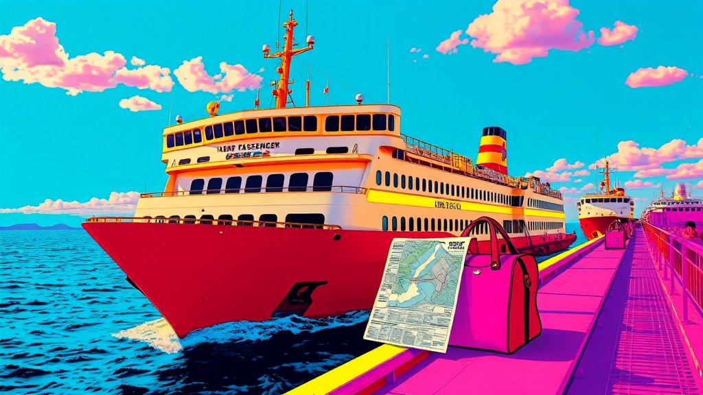 울릉도 배편 시간표 완벽 정리 (popart 스타일)