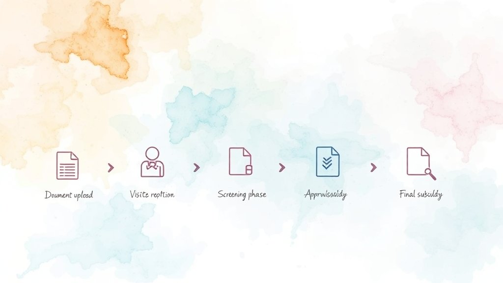 희망리턴패키지 총정리: 신청 조건부터 지원금 혜택까지 5 신청 방법 및 절차 (watercolor 스타일)