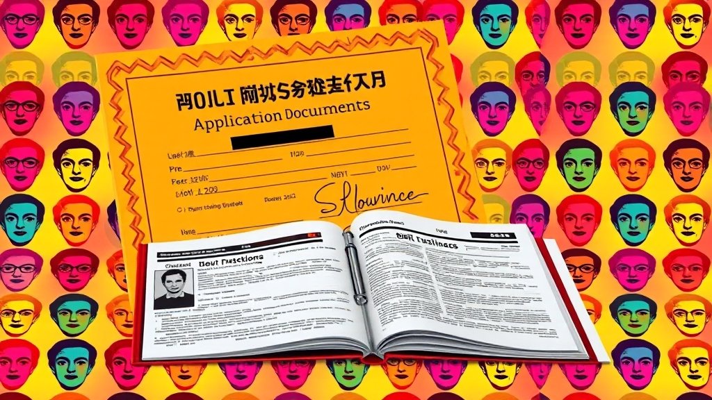 신청 방법 및 준비 서류 안내 (popart 스타일)