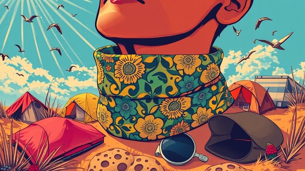 휴대용 선풍기, 이렇게 활용하세요! (popart 스타일)