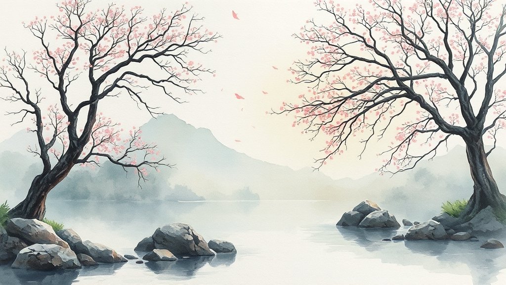 신청 시 유의사항 (watercolor 스타일)