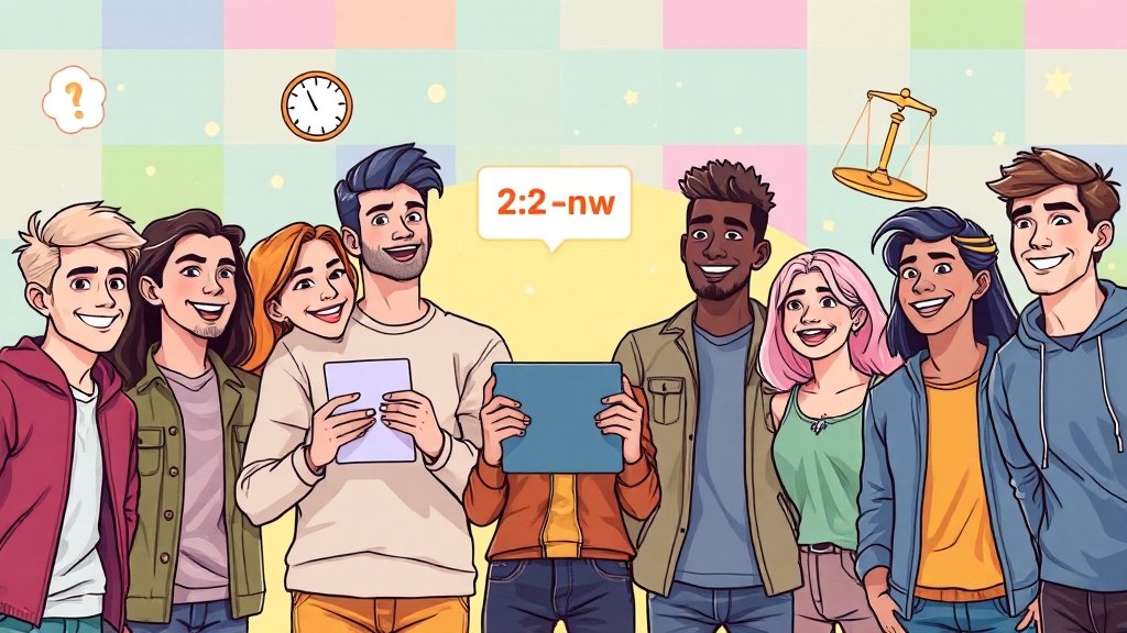 신청 방법, 어렵지 않아요! (cartoon 스타일)