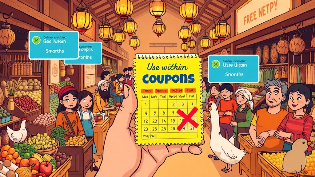 민생회복 소비쿠폰: 대상, 사용처, 신청 방법 완벽 가이드 7 소비쿠폰 사용 시 주의사항 (cartoon 스타일)