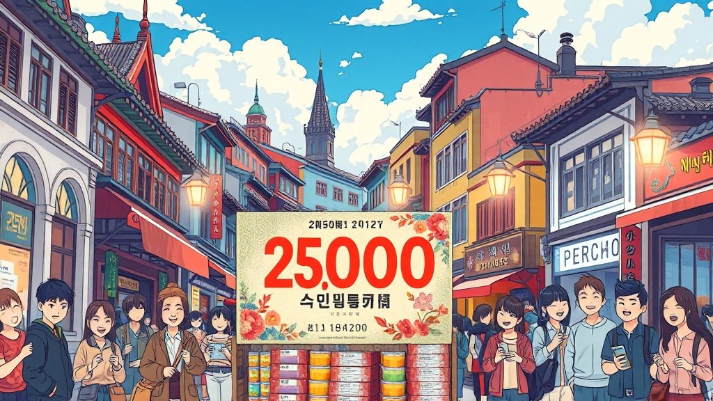 소비쿠폰 정책 개요 (cartoon 스타일)