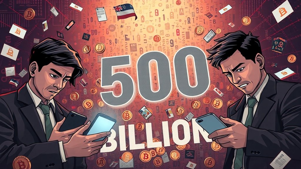 SKT 해킹 사고와 위약금 면제 (illustration 스타일)