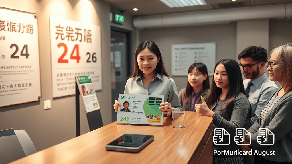 신청 방법 및 절차 (realistic 스타일)