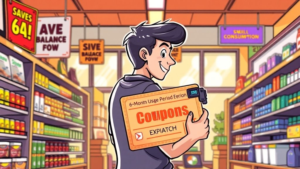 사용 기간 및 유의사항 (cartoon 스타일)