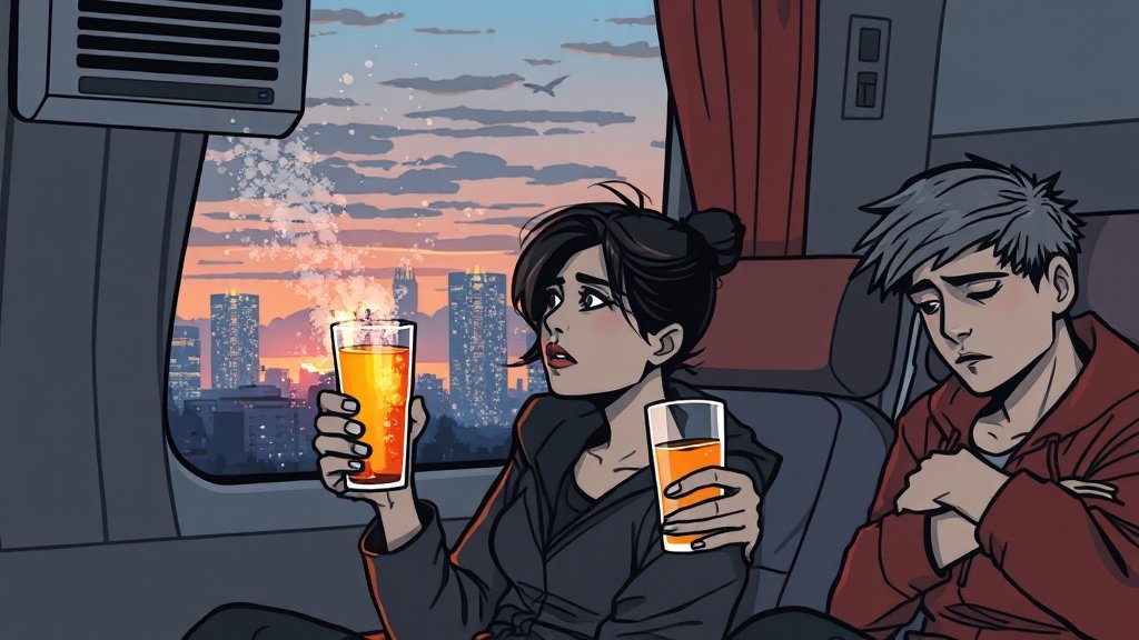 냉방병, 무엇일까요? (illustration 스타일)