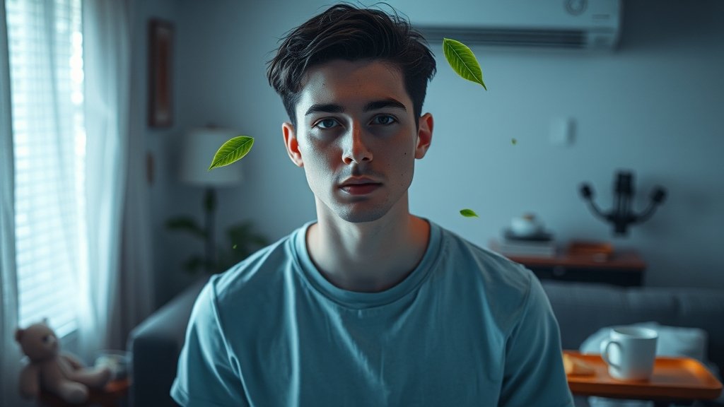 냉방병 vs 감기 vs 여름 감기 (realistic 스타일)