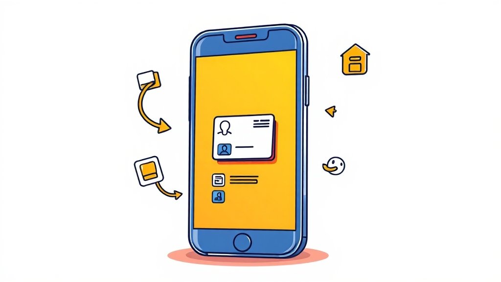 SKT 위약금 면제 신청 방법 (cartoon 스타일)