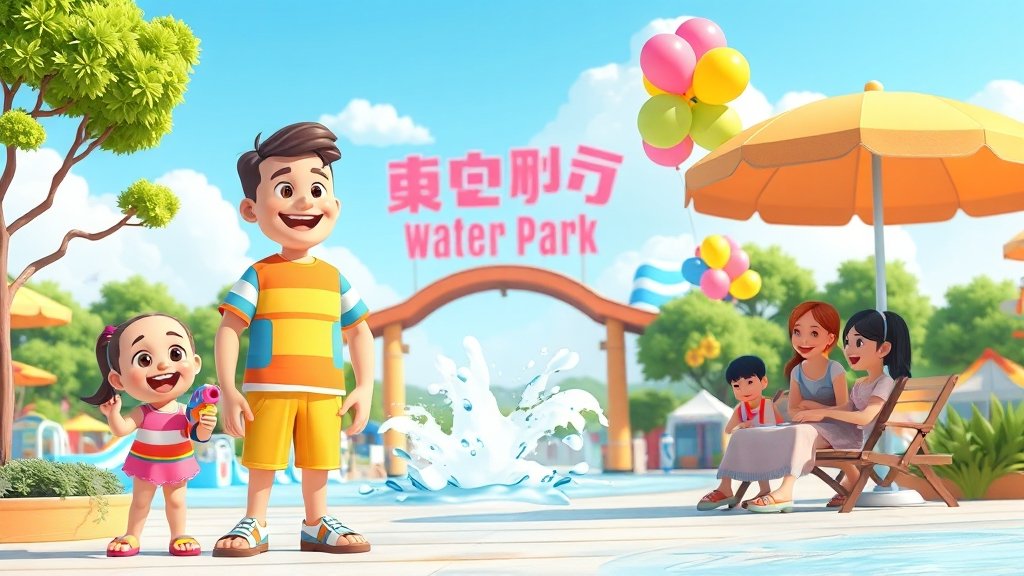 입장료 및 시즌별 정보 (cartoon 스타일)