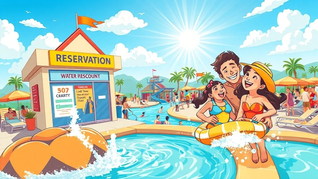 온라인 예매 및 프로모션 (cartoon 스타일)