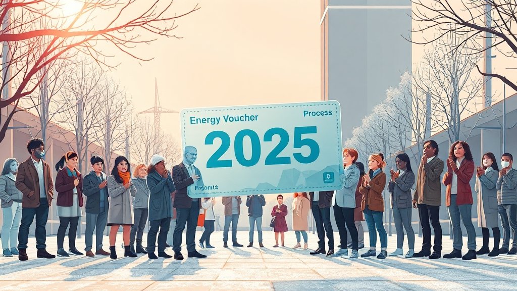 에너지바우처, 무엇일까요? (illustration 스타일)