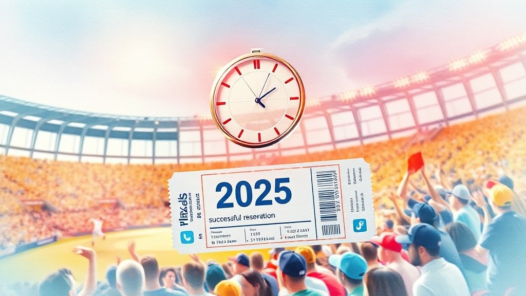 2025 KBO 리그 티켓 예매 가이드: 성공 꿀팁 대방출! (watercolor 스타일)