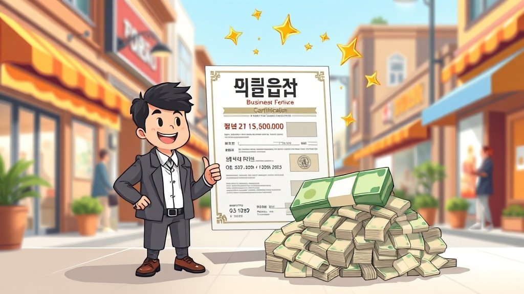 지원 대상 및 자격 조건 (cartoon 스타일)