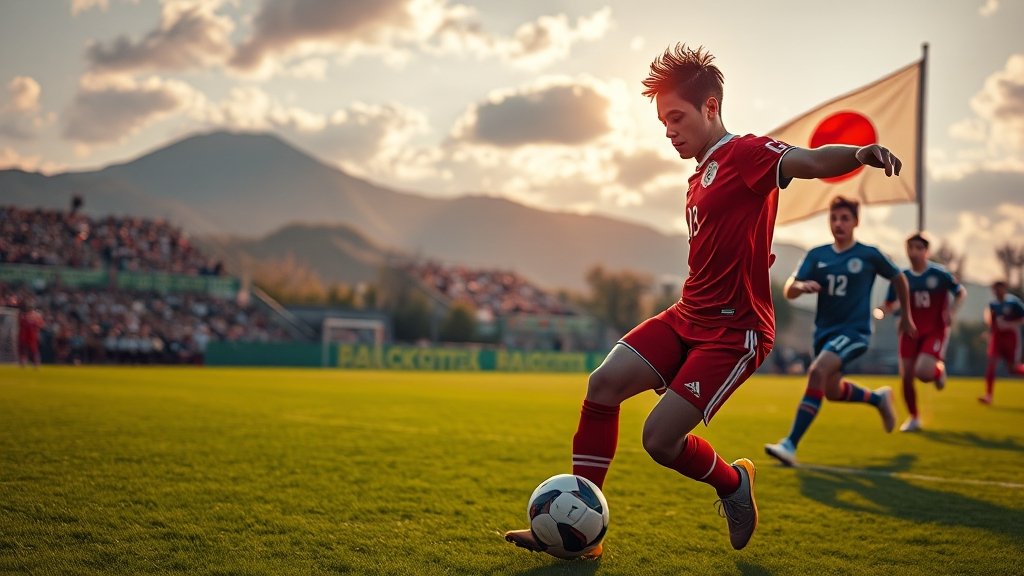 한일 역대 전적 및 최근 결과 (realistic 스타일)