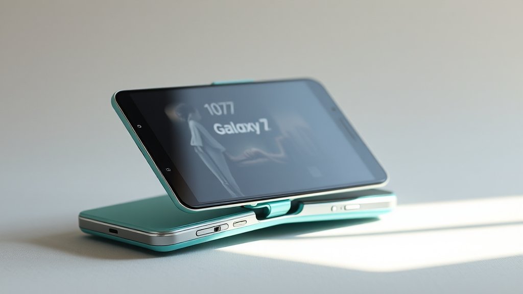 갤럭시 Z 플립7: 스펙, 디자인, 사전예약 혜택 완벽 정리 2 디자인, 뭐가 달라졌나? (realistic 스타일)