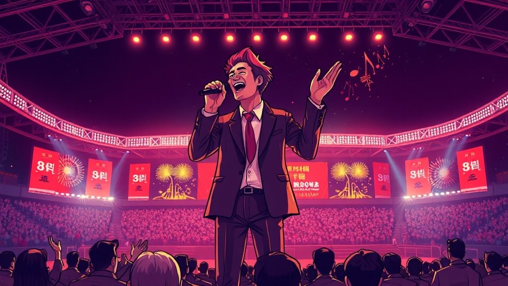 KBS 대기획 콘서트 특징 (cartoon 스타일)