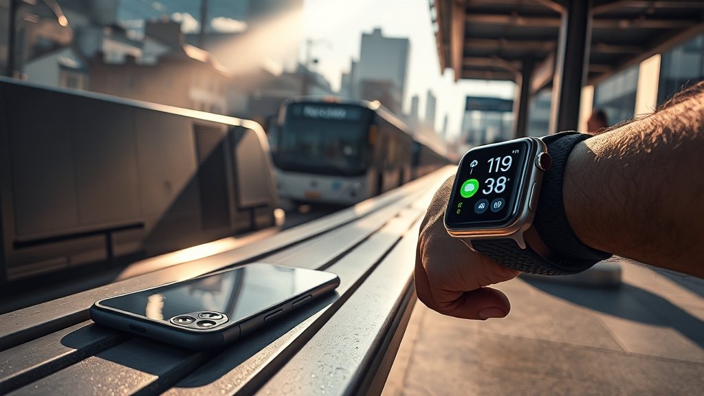 사용법: 아이폰 & 애플워치 (realistic 스타일)