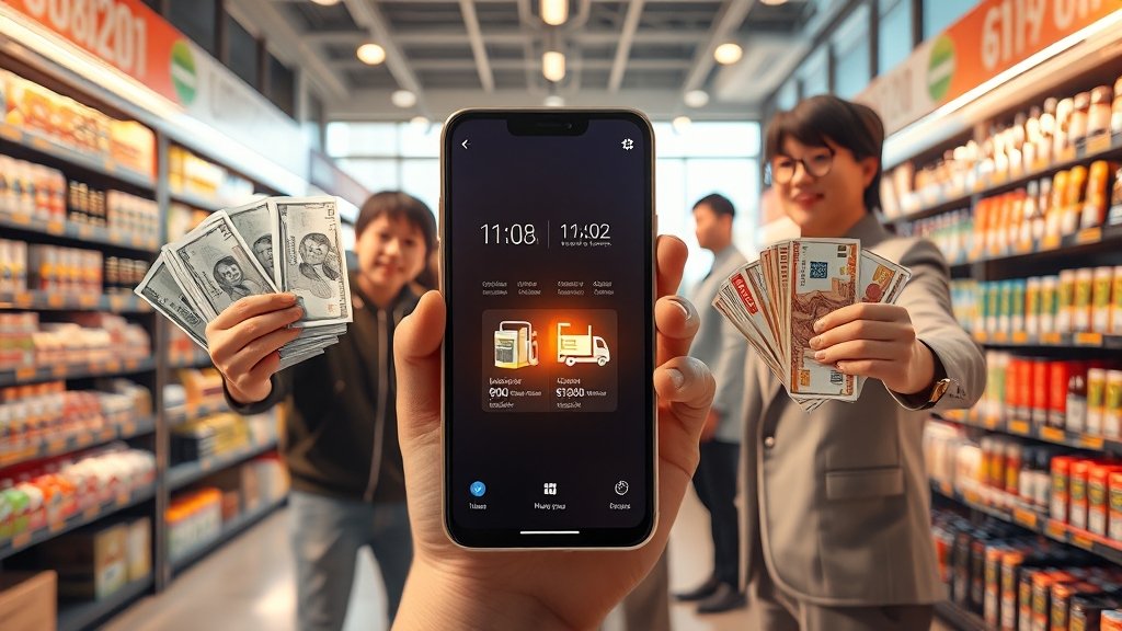 민생지원금 vs 소비쿠폰, 뭐가 다를까? (realistic 스타일)