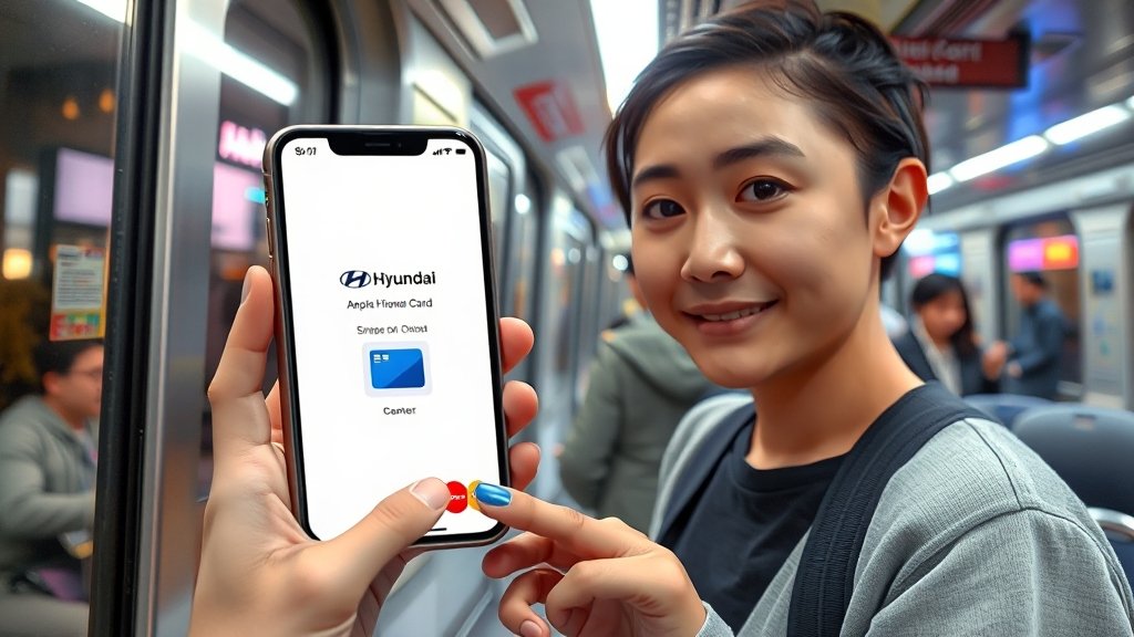 아이폰 애플페이 티머니: 등록, 충전, 사용 완벽 가이드 1 애플페이 티머니 개요 (realistic 스타일)