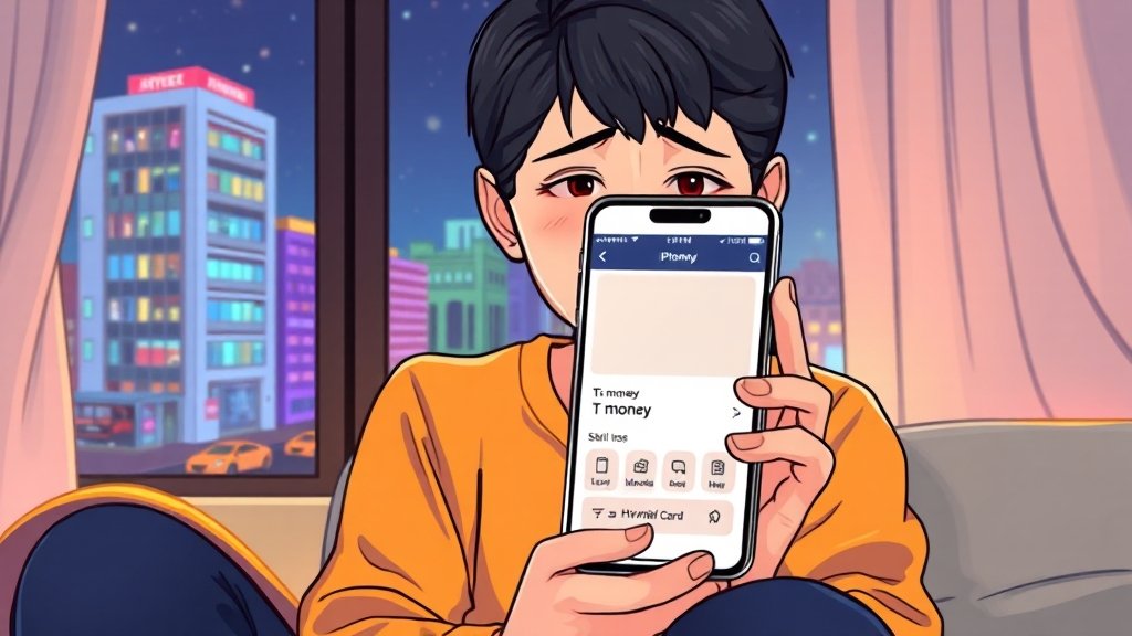 아이폰 애플페이 티머니: 등록, 충전, 사용 완벽 가이드 6 애플페이 티머니 사용 시 주의사항 (cartoon 스타일)