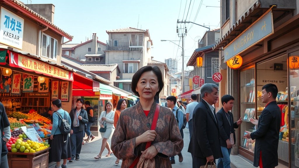 민생지원금, 어디서 쓸 수 있나? (realistic 스타일)