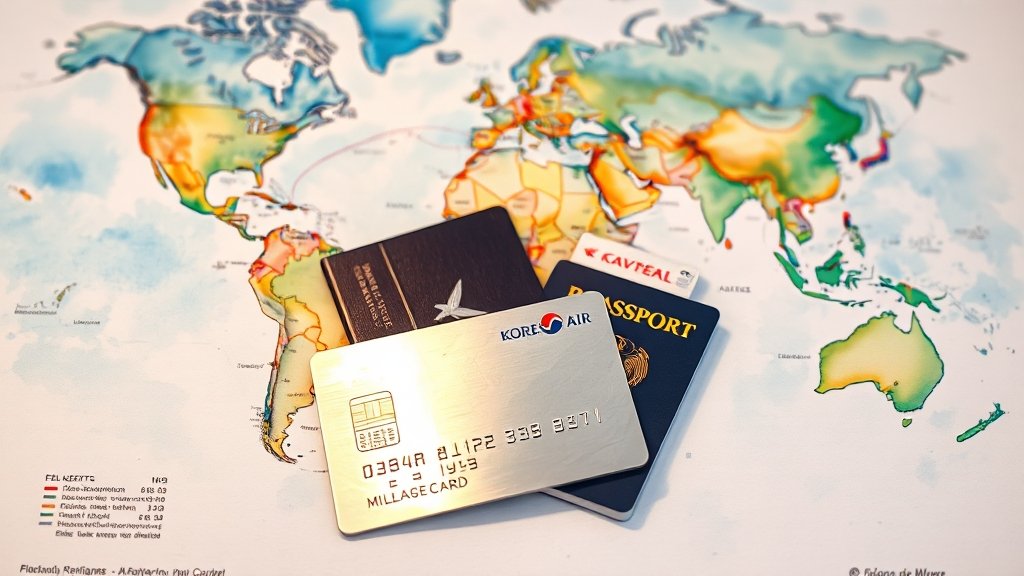 여행 특화 카드 활용법 (watercolor 스타일)