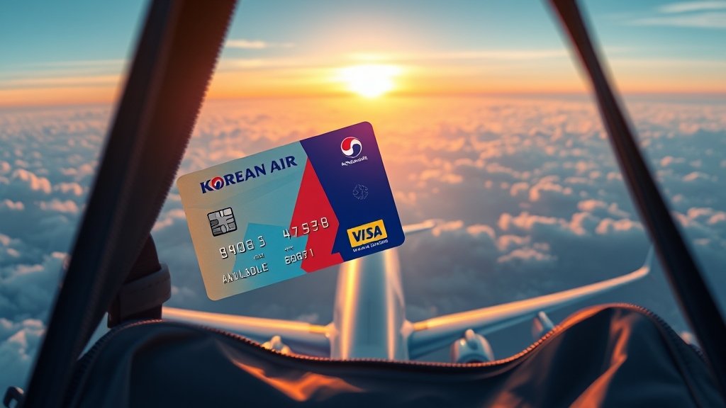 스마트한 여행, 마일리지 카드와 함께 (realistic 스타일)