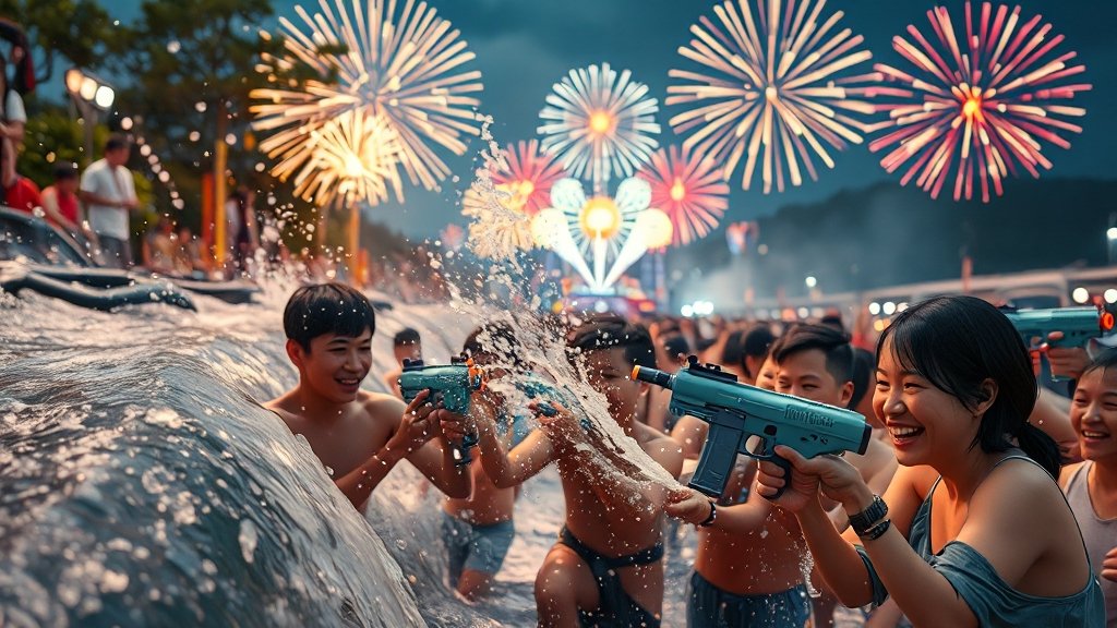 장흥 물축제 방문 팁 & 추천 일정 (realistic 스타일)