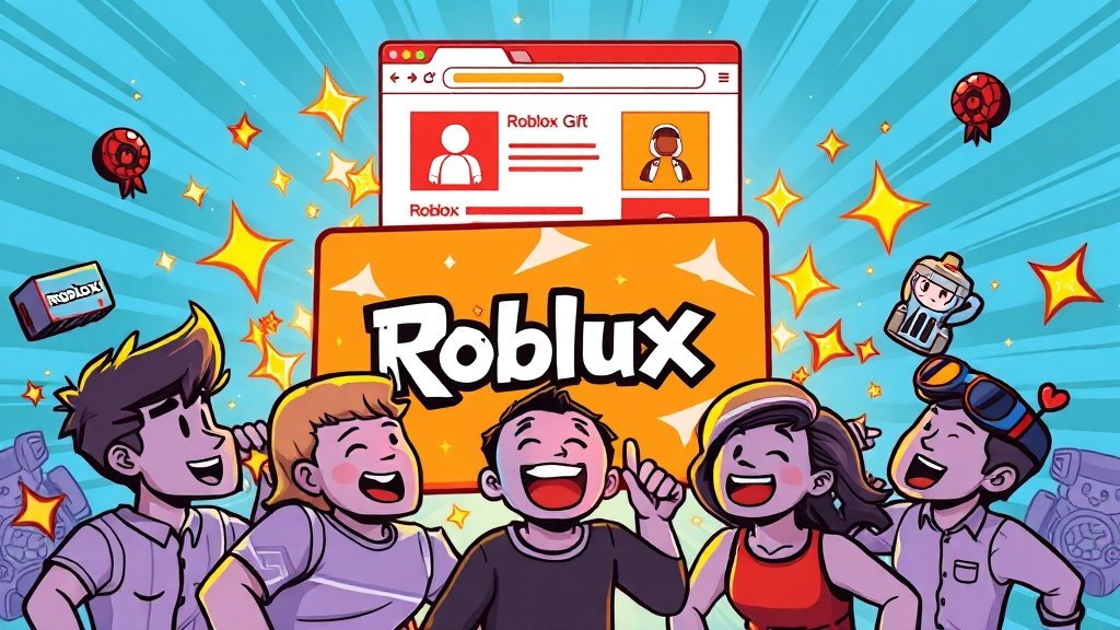 로블록스 기프트카드란? (cartoon 스타일)