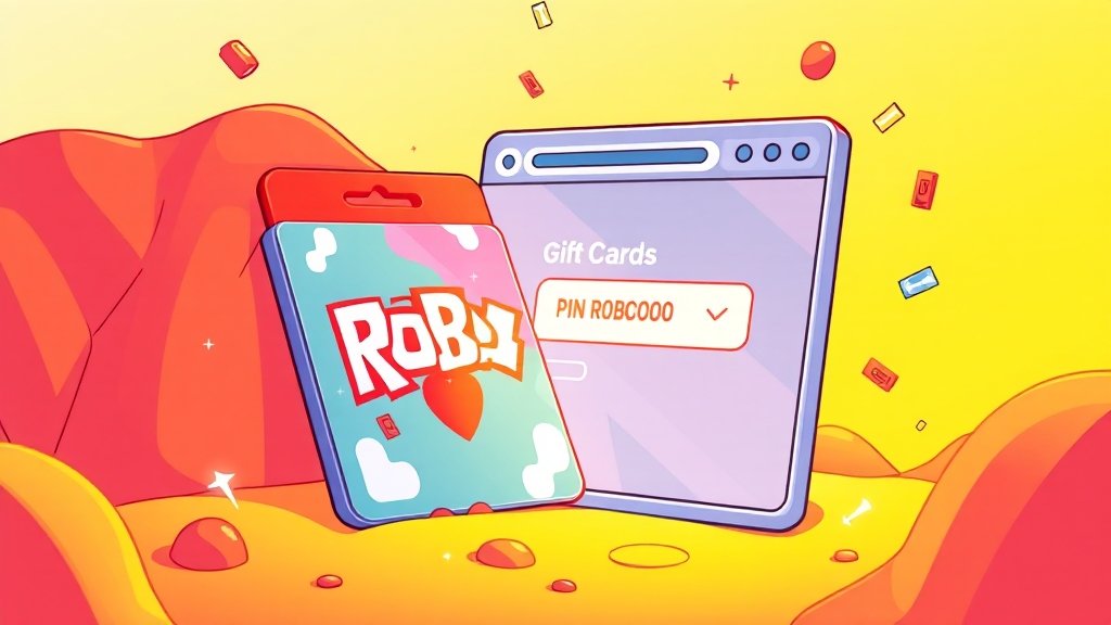 기프트카드 등록 및 사용법 (cartoon 스타일)