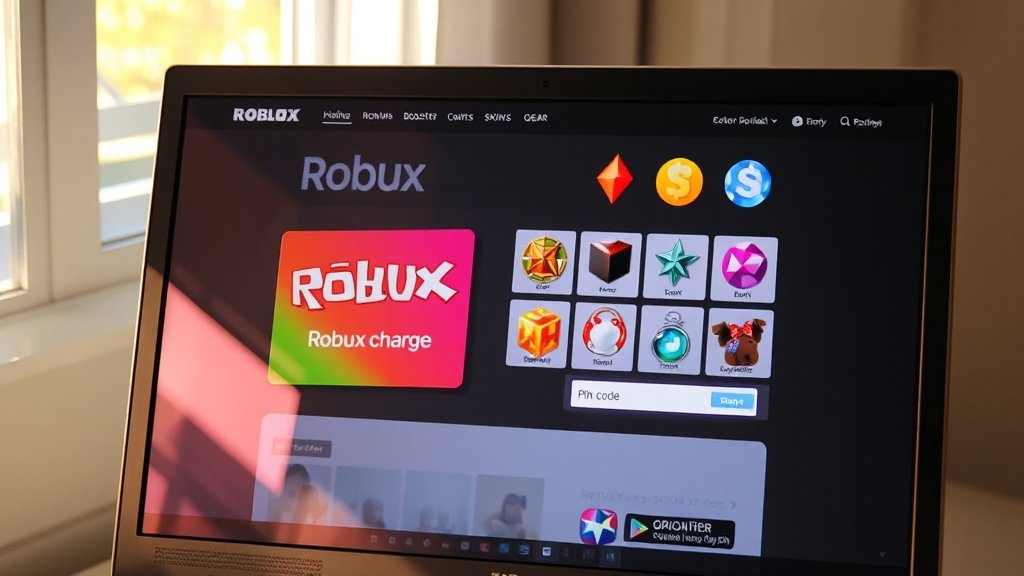 기프트카드로 로벅스 충전하기 (realistic 스타일)