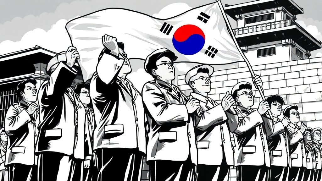 광복 80주년: 서대문형무소역사관, 독립운동의 흔적을 찾아서 8 마무리 (cartoon 스타일)