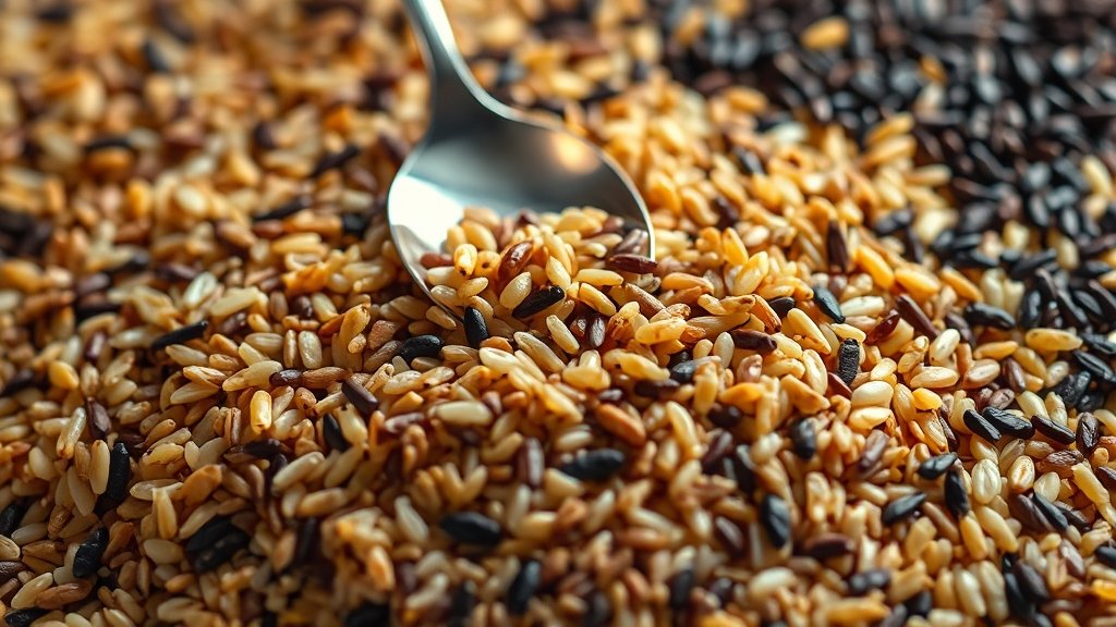 파로 곡물 다이어트: 효능, 식단, 섭취법 완벽 가이드 5 파로 vs 현미, 쌀! 뭐가 다를까? (realistic 스타일)