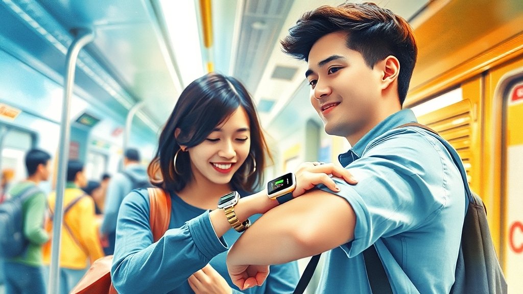 애플페이 티머니 개요 (watercolor 스타일)