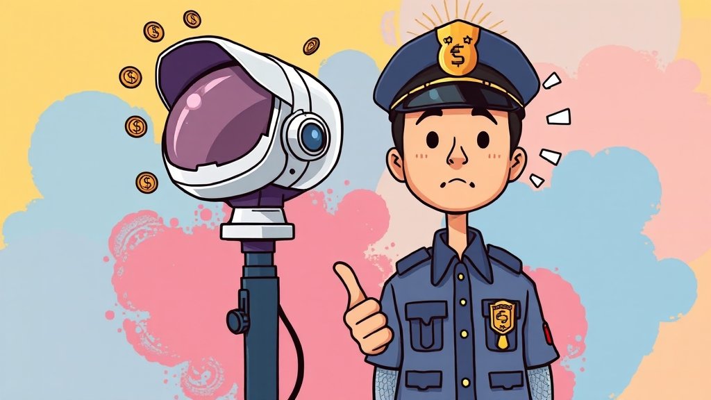 과태료 vs. 범칙금 차이 (cartoon 스타일)