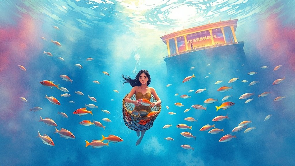 오션아레나 공연, 놓치면 후회! (watercolor 스타일)