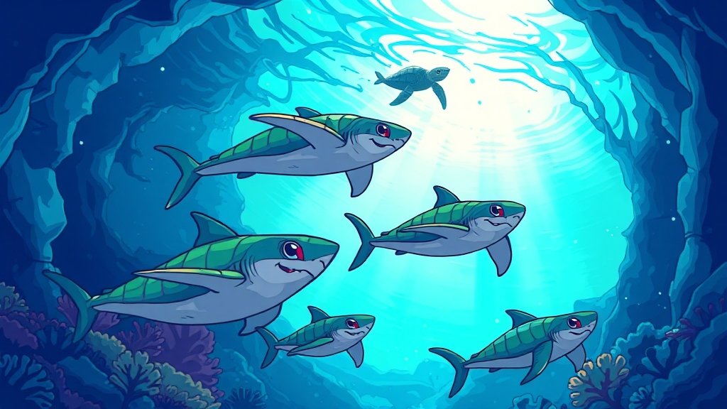 아쿠아플라넷 제주, 핵심 코스는? (cartoon 스타일)