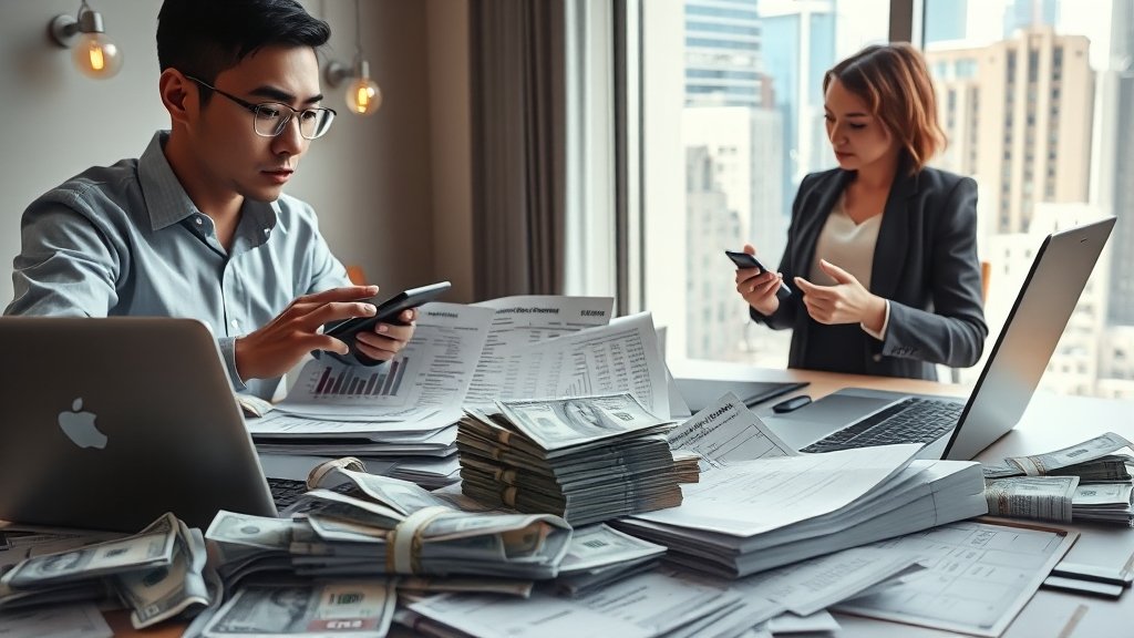 구글 애드센스 승인부터 수익까지: 완벽 가이드 6 애드센스 수익과 세금 문제 (realistic 스타일)