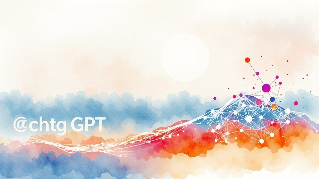 ChatGPT Plus, 어떤 기능이 있나? (watercolor 스타일)