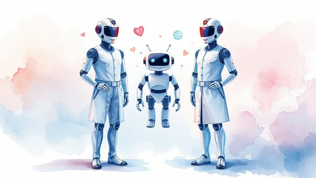 나에게 맞는 ChatGPT 선택 가이드 (watercolor 스타일)