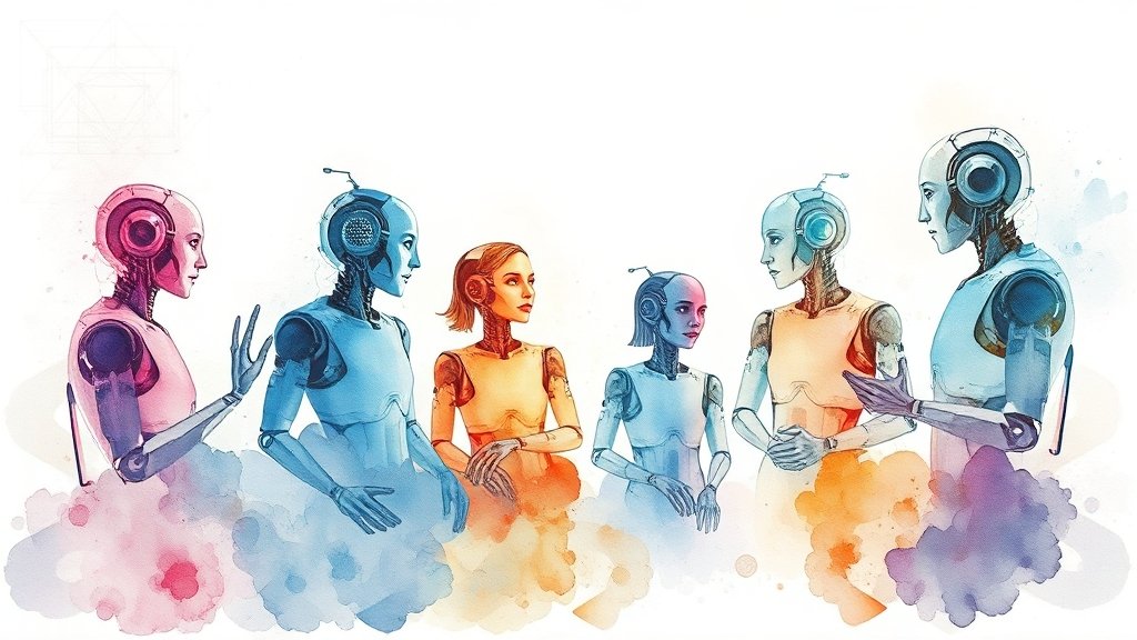 결론: 나에게 맞는 ChatGPT를 선택하세요! (watercolor 스타일)