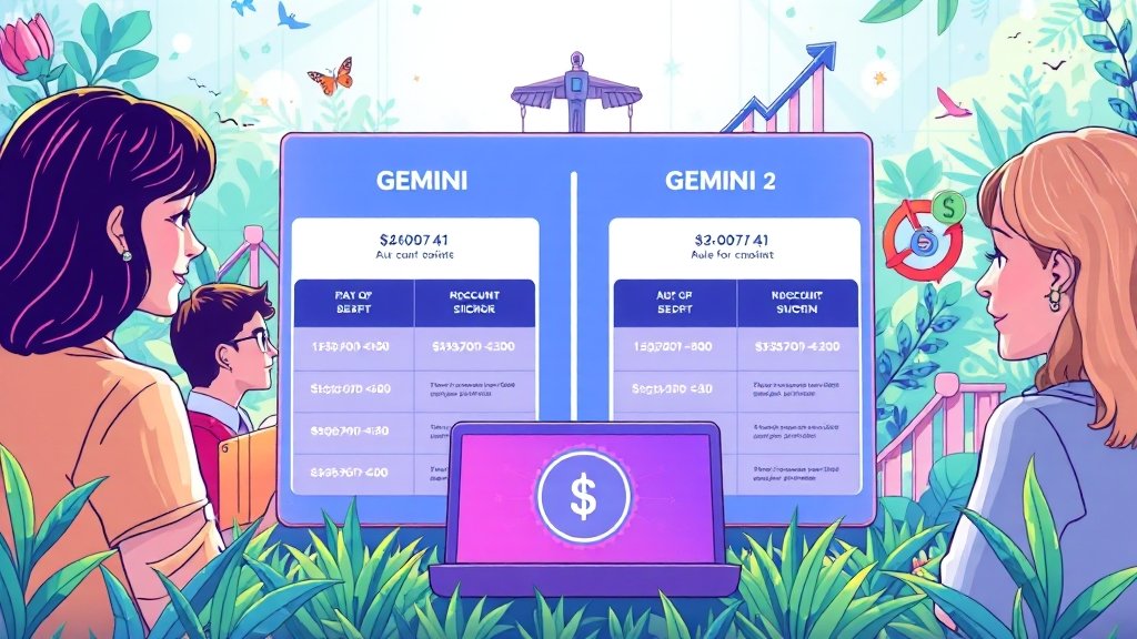 제미나이 요금제 및 구독 (illustration 스타일)