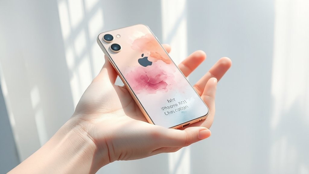 아이폰 17 에어, 어떤 사람에게 좋을까? (watercolor 스타일)