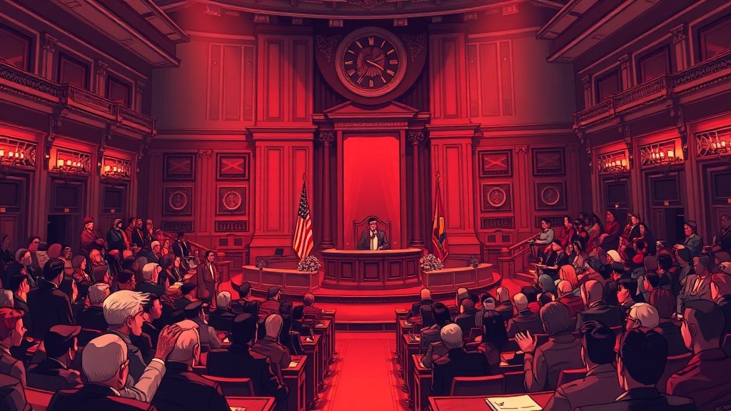 필리버스터 절차 (illustration 스타일)