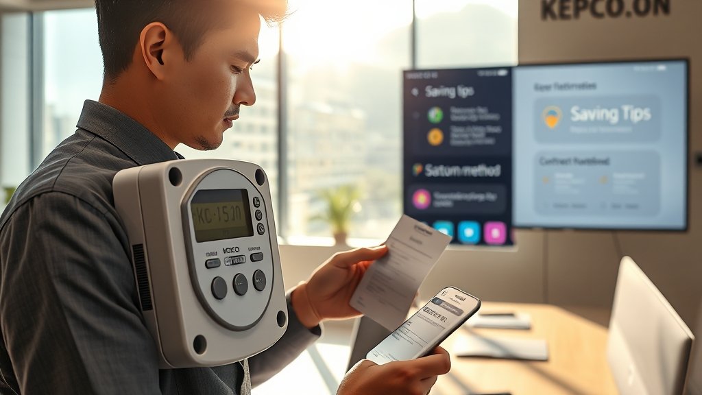 전기세 조회 오류, 어떻게 해결해야 할까요? (realistic 스타일)