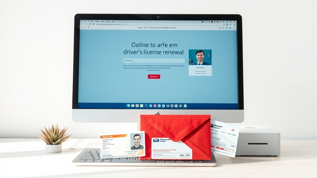 온라인 갱신 방법 (단계별) (realistic 스타일)