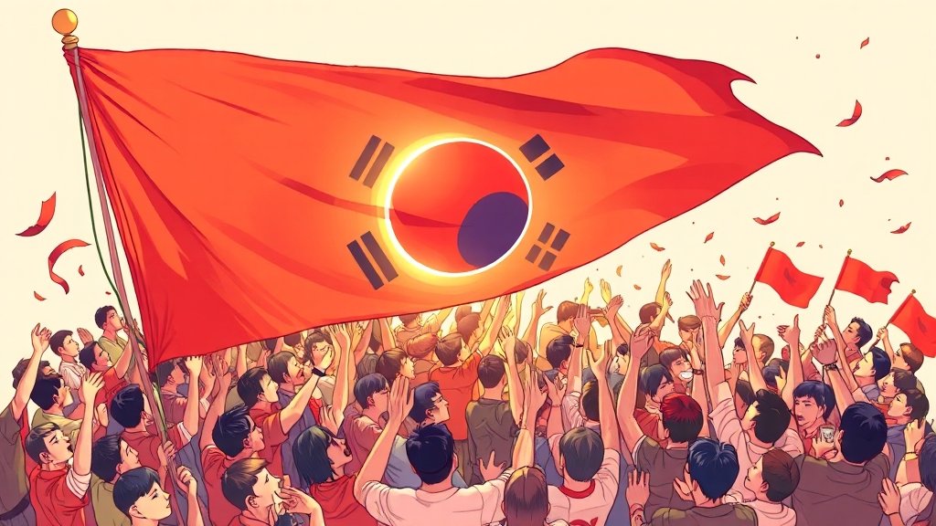 광복의 의미와 역사 (illustration 스타일)